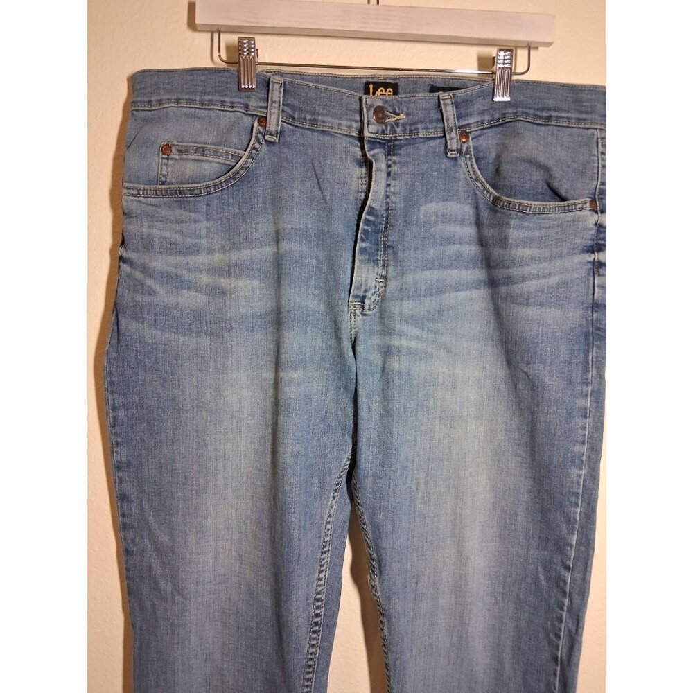 VTG Lee Denim Blue Jeans SGENE Regular Fit Men's Size 38x29 - Picture 2 of 7